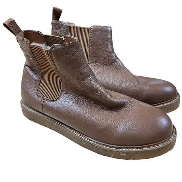 Australia Luxe Collective Lifer Mens 11 Boots Brown Leather Shearling Slip On Australia Luxe Collective Lifer Mens 11 Boots Brown Leather  main image 3